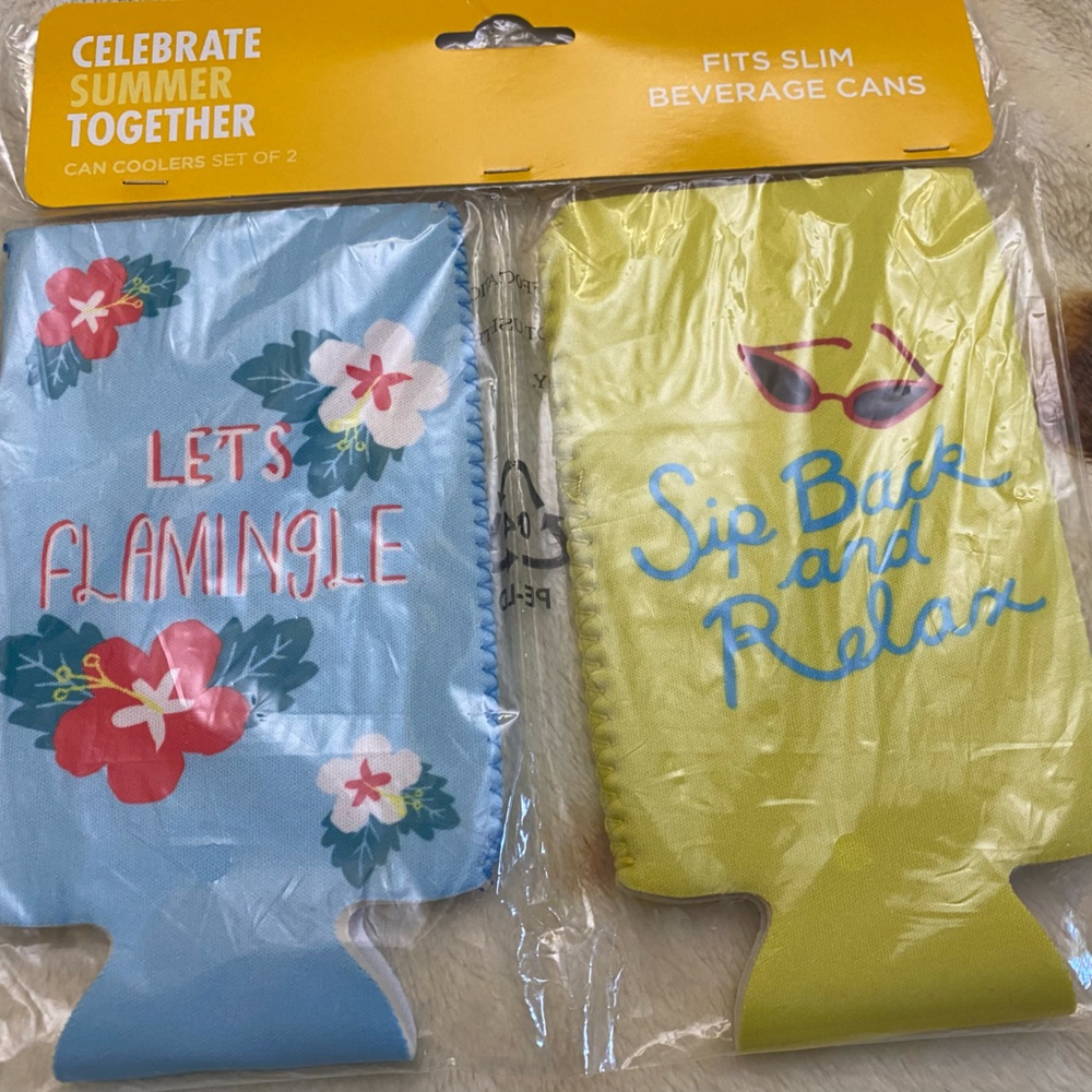 Two coozies brand new